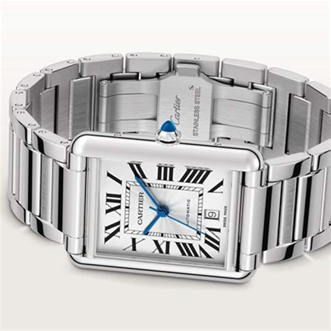 automatic tank watches|cartier tank must extra large.